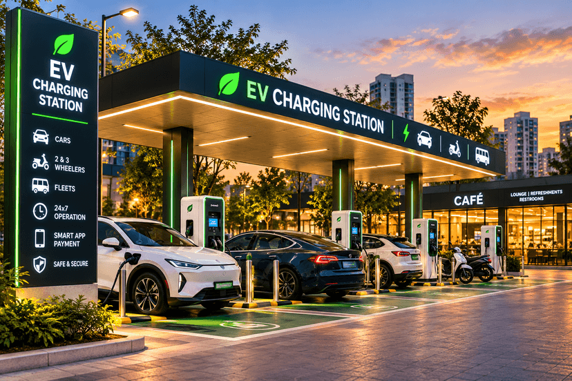 EV Charging Station for Landowners | MyEVStation